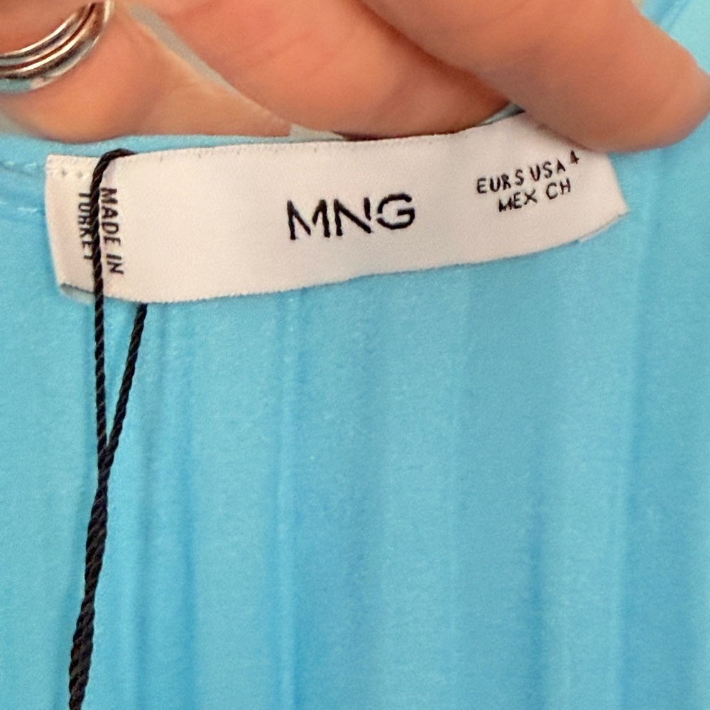 Elegant Blue Maxi Dress by MANGO - Picture 6 of 8